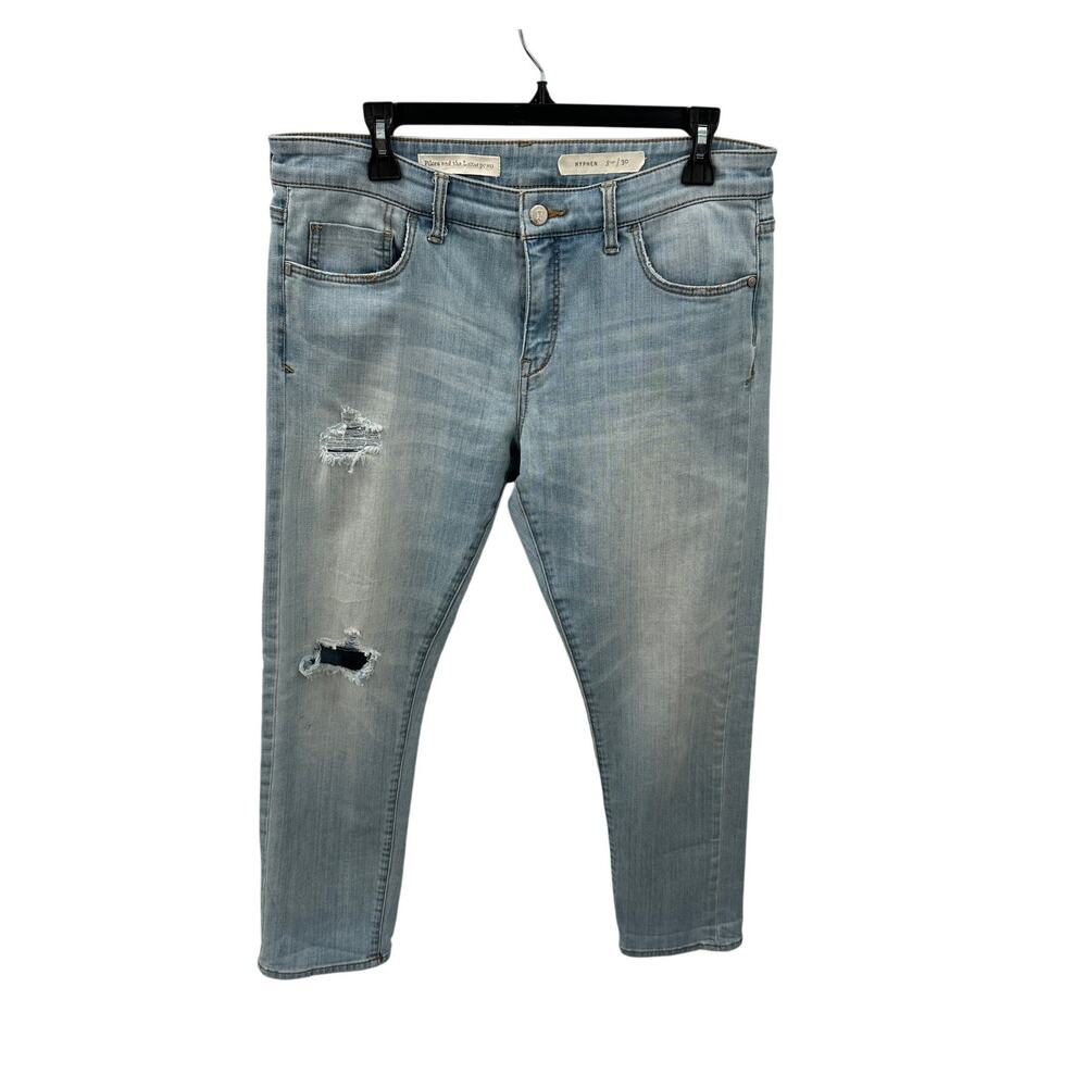 ANTHROPOLOGIE Pilcro Hyphen Distressed Denim Jeans // 30